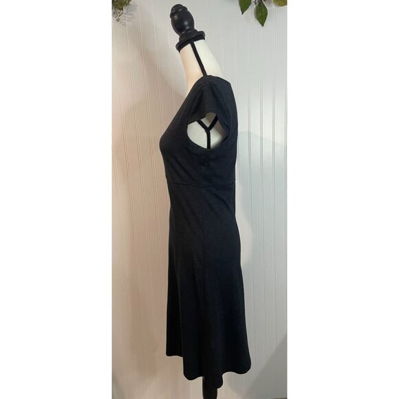 Horny Toad Womens Black A-Line Dress Small Tencel Cotton Blend Size Small - Picture 3 of 12